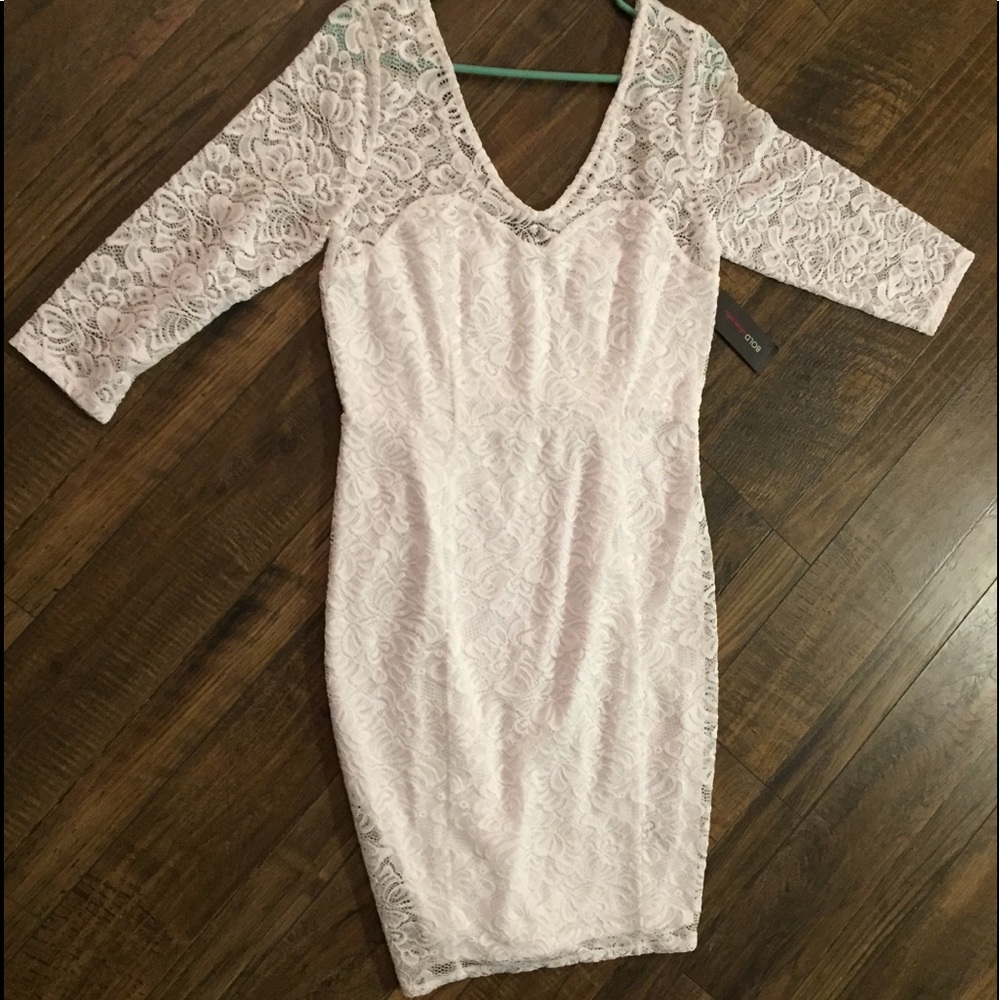 Ivory lace dress